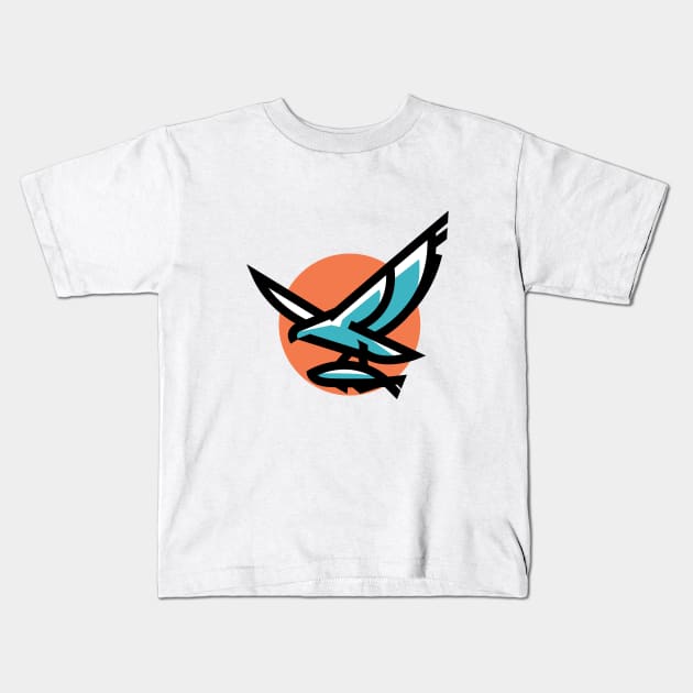 seahawk Kids T-Shirt by Aksa Inov